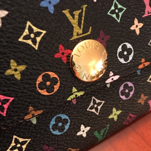 💯AUTH LOUIS VUITTON SARAH WALLET MULTICOLOR - Picture 5 of 8